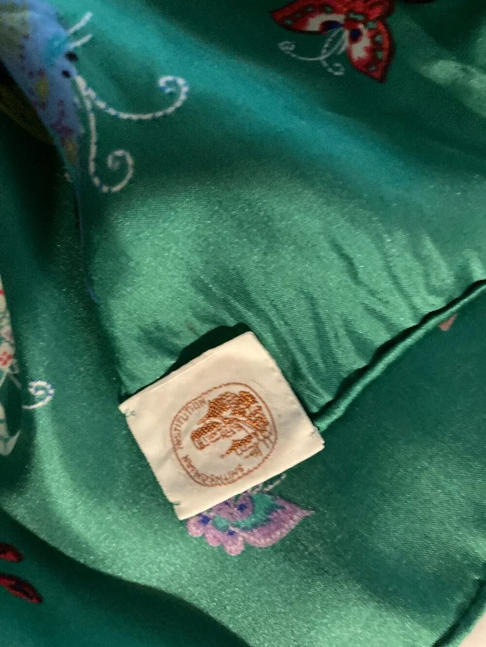 SILK,SCARF WITH BUTTERFLY THEME FROM SMITHSONIAN INSTITUTION